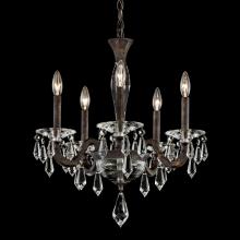 Schonbek 1870 S7605N-22R - Napoli 5 Light 120V Chandelier in Heirloom Gold with Clear Radiance Crystal