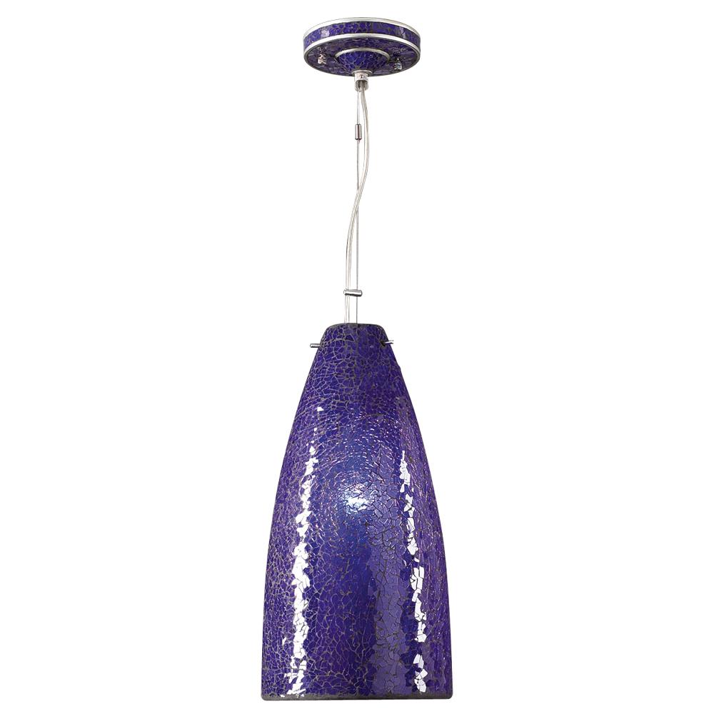 PLC 1 Light Mini Pendant Renoir Collection 1116 BLUE