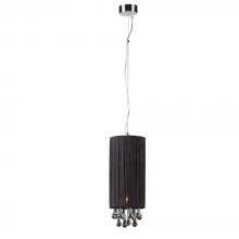 PLC Lighting 73054 BLACK - 1 Light Pendant Rain Collection 73054 BLACK/ PC