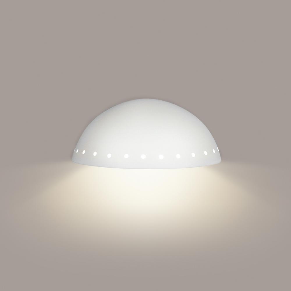 Cyprus Downlight Wall Sconce: Matte White