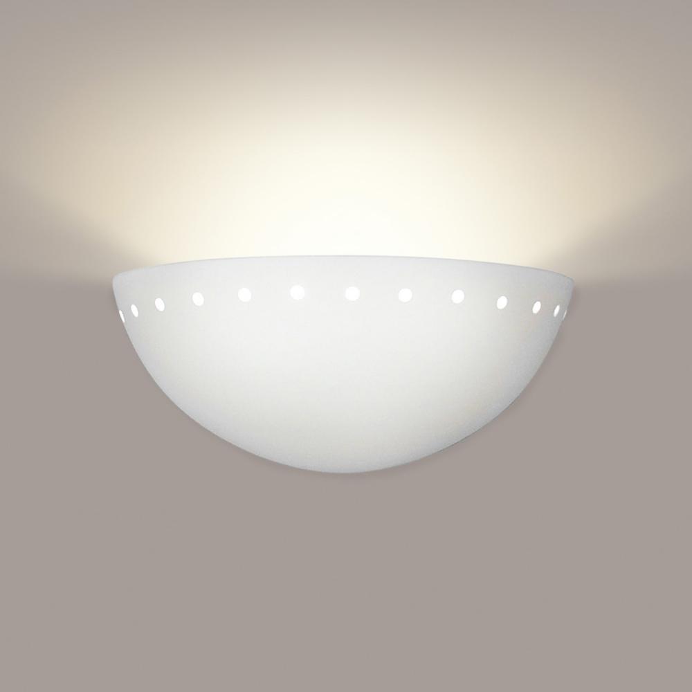 Gran Cyprus Wall Sconce: White Gloss