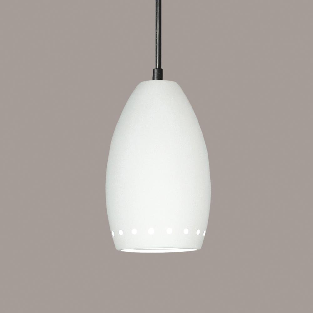 Grenada Pendant: Sunflower Yellow (E26 Base Dimmable LED (Bulb included)) (Black Cord & Canopy)