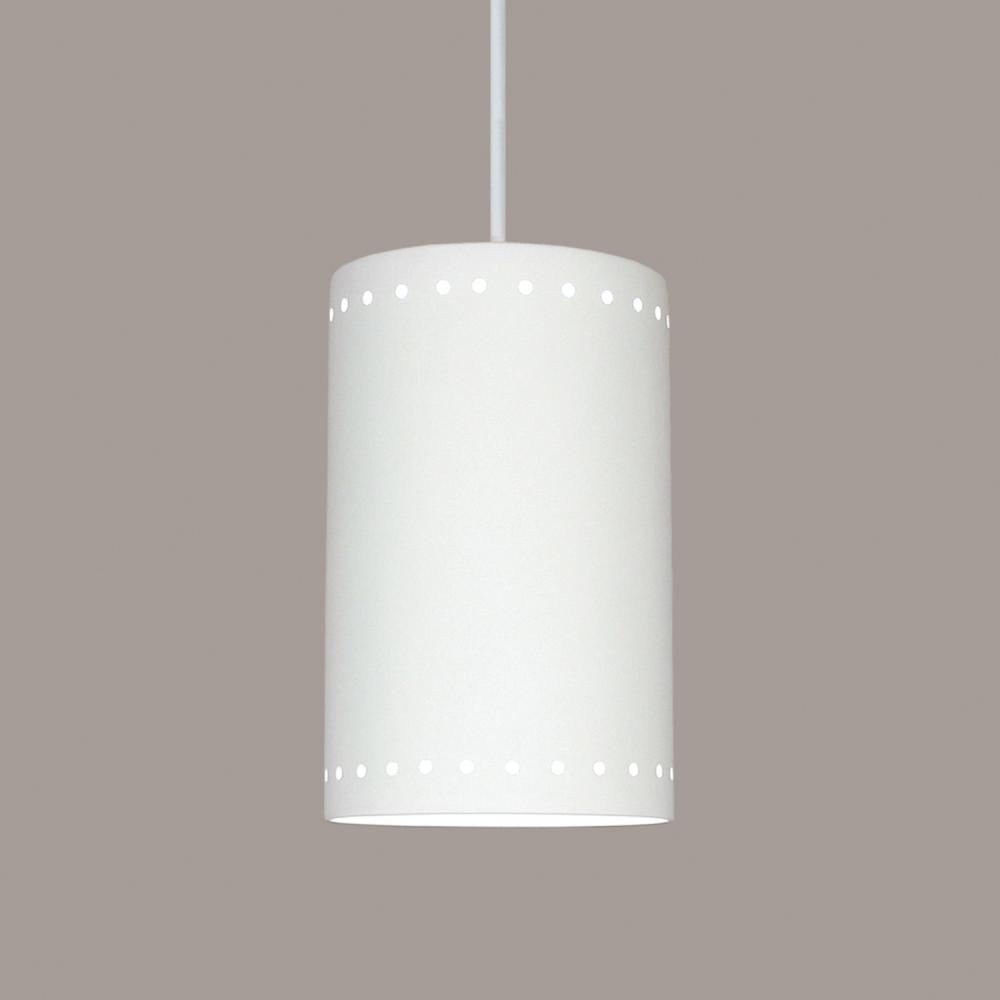 Gran Delos Pendant: Straw (Black Cord & Canopy)