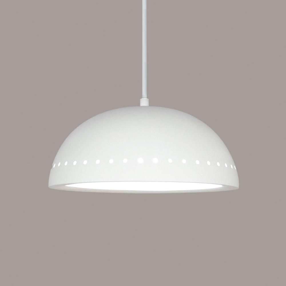 Gran Cyprus Pendant: Fawn (Black Cord & Canopy)