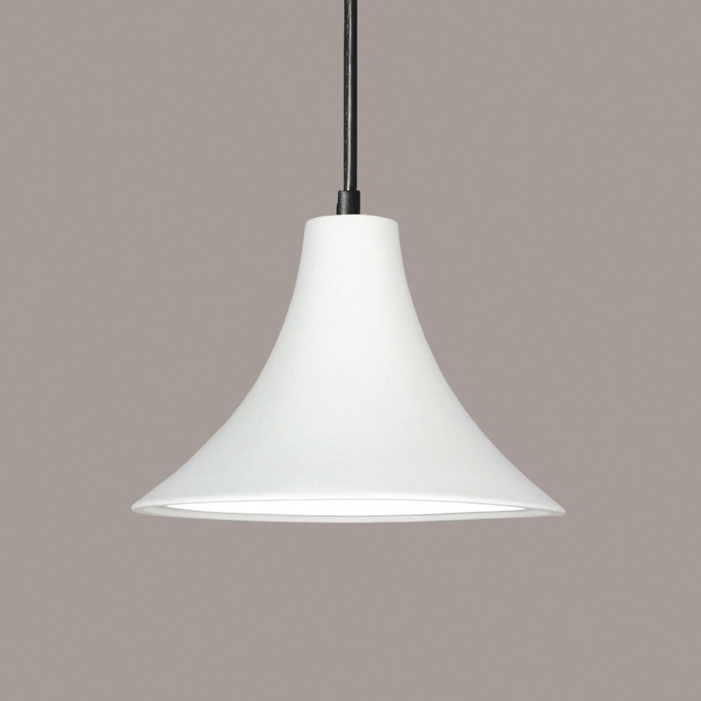 Madera Pendant: Butternut (Black Cord & Canopy)