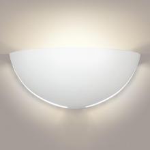 A-19 312-A31-2LEDE26 - Great Capri Wall Sconce: Satin White with LED bulbs included