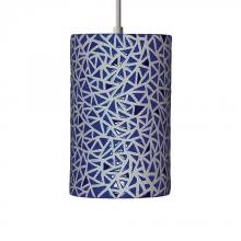 A-19 PM20307-CB - Impact Pendant Cobalt Blue