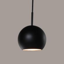 A-19 MP27-A30-BCC - Orb Mini Pendant: Slate Black (Black Cord & Canopy)