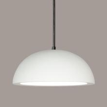 A-19 P302-A10-BCC - Gran Thera Pendant: Graphite (Black Cord & Canopy)