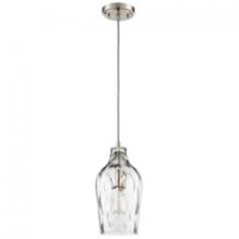 Craftmade P725BNK1 - 6.63" 1 Light Mini Pendant in Brushed Polished Nickel