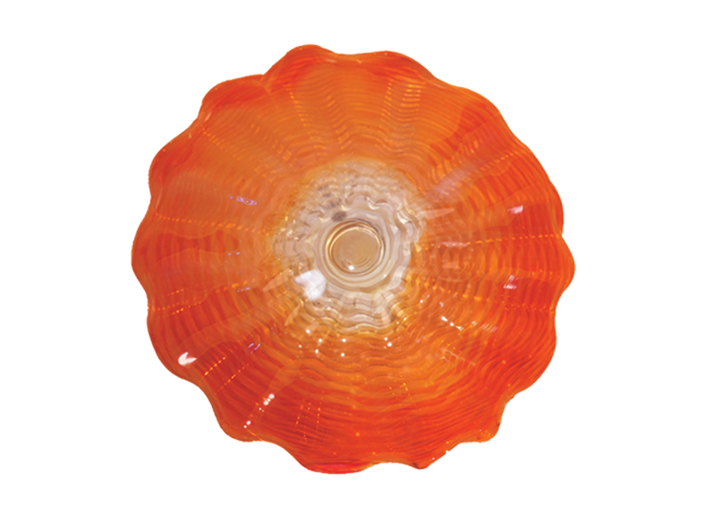 Titian 20" Hand Blown Art Glass Wall Décor