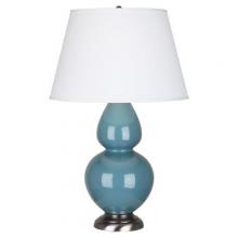 Robert Abbey OB22X - Steel Blue Double Gourd Table Lamp