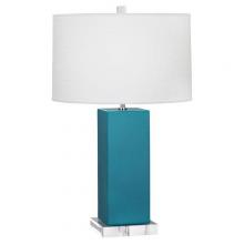 Robert Abbey PC995 - Peacock Harvey Table Lamp