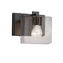 Justice Design Group FSN-8447-55-SEED-MBLK - Era ADA 1-Light Wall Sconce