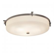 Justice Design Group FSN-8988-OPAL-CROM - Era 21" LED Round Flush-Mount