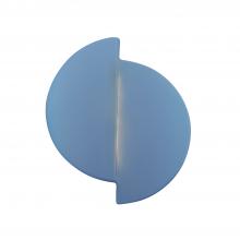 Justice Design Group CER-5675-SKBL - ADA Offset Circle LED Wall Sconce