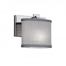 Justice Design Group FAB-8447-30-GRAY-CROM-LED1-700 - Era ADA 1-Light LED Wall Sconce