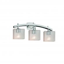 Justice Design Group FSN-8593-55-SEED-NCKL - Archway 3-Light Bath Bar