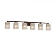 Justice Design Group GLA-8436-26-CLRT-DBRZ-LED6-4200 - Regency 6-Light LED Bath Bar