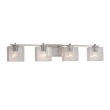 Justice Design Group FSN-8444-55-SEED-NCKL-LED4-2800 - Era 4-Light LED Bath Bar