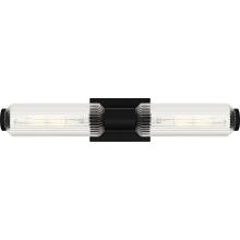 Quoizel HWS8524MBK - Hawes 2-Light Matte Black Bath Light