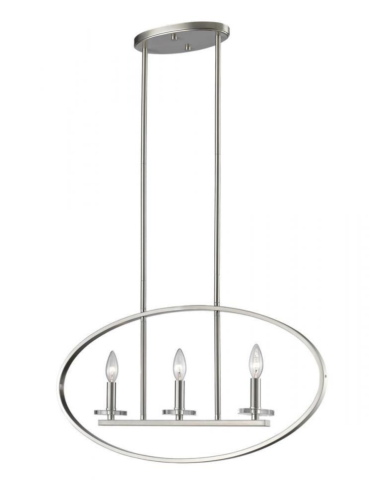 3 Light Linear Chandelier