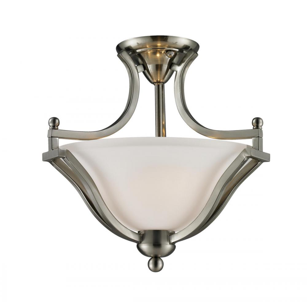 2 Light Semi Flush Mount