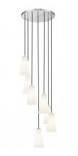 Z-Lite 3043P6-7R-BN - 7 Light Chandelier