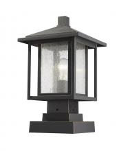 Z-Lite 554PHMS-SQPM-ORB - 1 Light Outdoor Pier Mounted Fixture