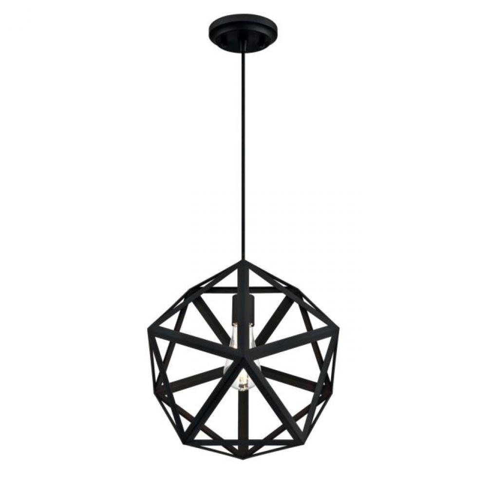 Pendant Matte Black Finish