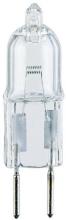 Westinghouse 624000 - 5W T3 JC Halogen Low Voltage Clear G4 Base, 12 Volt, Card