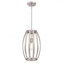 Westinghouse 6372800 - Pendant Brushed Nickel Finish