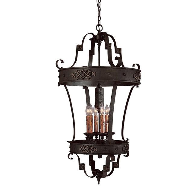 6 Light Foyer Fixture