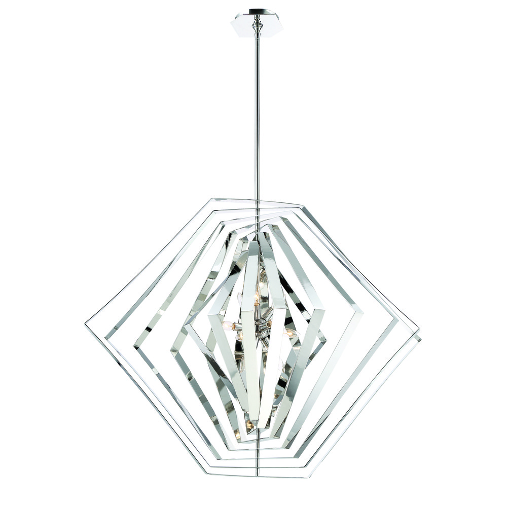 Downtown, 10LT LTChandelier, Chr