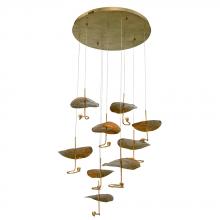 Eurofase 41910-016 - Lagatto 9 Light Chandelier in Bronze