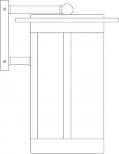 Arroyo Craftsman SAB-9TN-P - 9" Santorini Wallmount