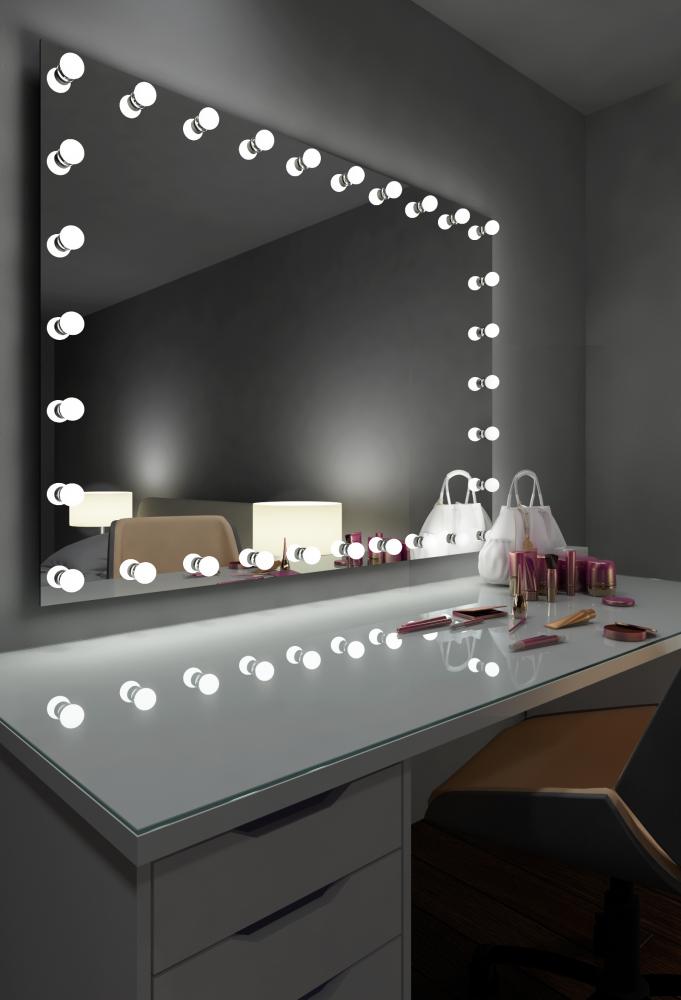 Opera Black Framed LED Mirror (Frontlit and Backlit)