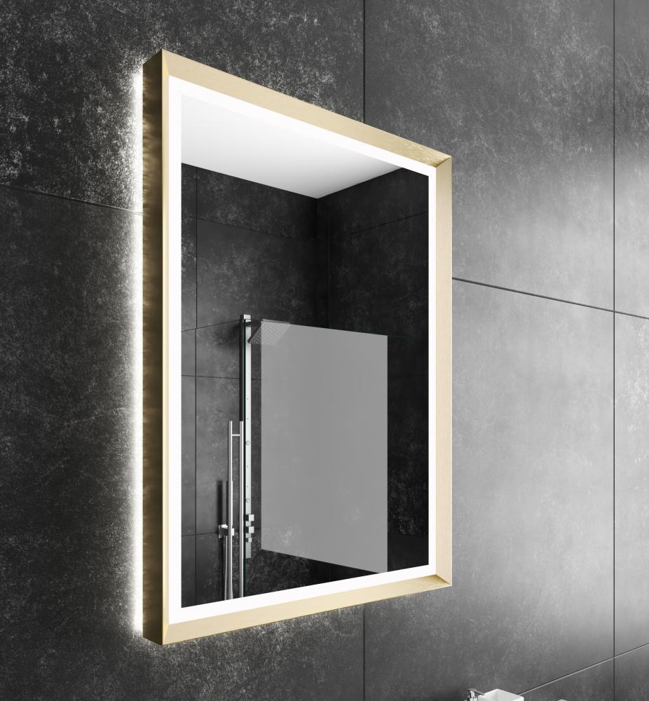 Opera Gold Framed LED Mirror (Frontlit and Backlit)