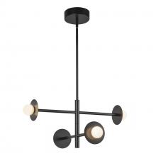 Kuzco Lighting Inc CH15504-BK-UNV - Elixir 22-in Black LED Chandelier