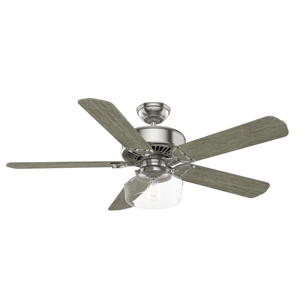 Casablanca 54 inch Panama ENERGY STAR® Brushed Nickel Ceiling Fan and Handheld Remote