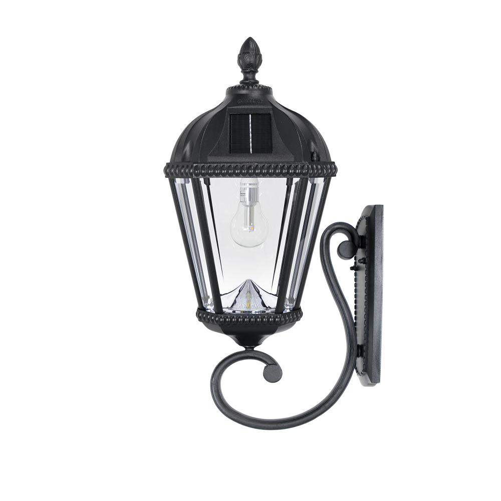 Royal Bulb Solar Light - W/gs Solar Light Bulb - Wall Mount - Black