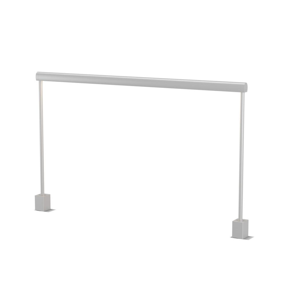 Sobre 36" Desk Clamp Mounted (Warm Light; Silver)