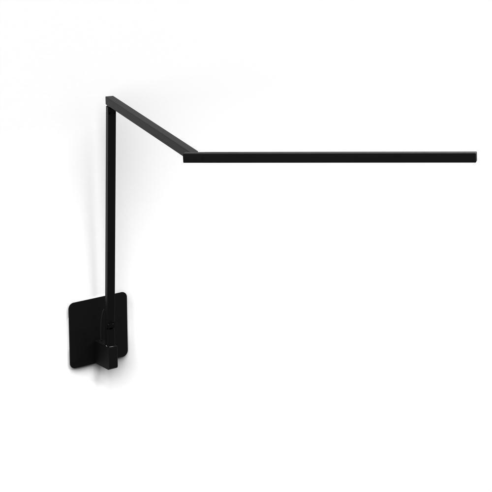 Z-Bar Desk Lamp Gen 4 (Warm Light; Matte Black) with Hardwire Wall Mount