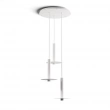 Koncept Inc CMP-C3-S-12-MWT+MPTB9 - Combi Pendant 12" Circular 3 Combo Matte White with Matte White Canopy