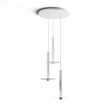 Koncept Inc CMP-C3-S-16-MWT+MPTB9 - Combi Pendant 16" Circular 3 Combo Matte White with Matte White Canopy