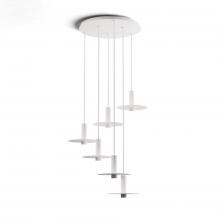 Koncept Inc CMP-C6-S-06-MWT+MPTB9 - Combi Pendant 6" Circular 6 Combo Matte White with Matte White Canopy