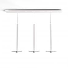 Koncept Inc CMP-L3-S-24-MWT+MPTB9 - Combi Pendant 24" Linear 3 Combo Matte White with Matte White Canopy