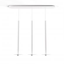 Koncept Inc CMP-L3-S-36-MWT+MPTB9 - Combi Pendant 36" Linear 3 Combo Matte White with Matte White Canopy