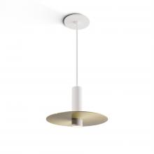 Koncept Inc CMP-S1-S-06-MWT+MBRS9 - Combi Pendant 6" Single Unit Matte White with Matte White Canopy