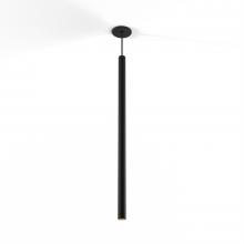 Koncept Inc CMP-S1-S-36-MTB - Combi Pendant 36" Single Unit Matte Black with Matte Black Canopy, Suspension / Flush Mount 2-in